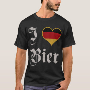Camiseta Eu Amo Beer Alemão Oktoberfest Munique Beber Bier