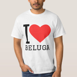 Camiseta Eu amo beluga