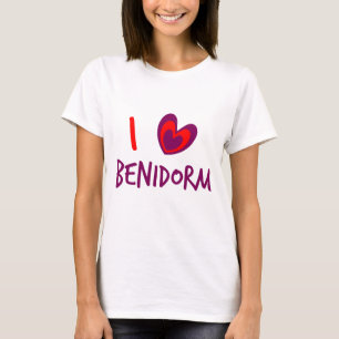 Camiseta Eu amo Benidorm
