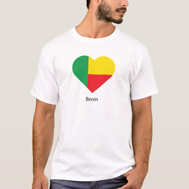 Camiseta Eu Amo Benin (Frente)