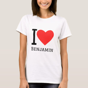 Camiseta Eu amo benjamin