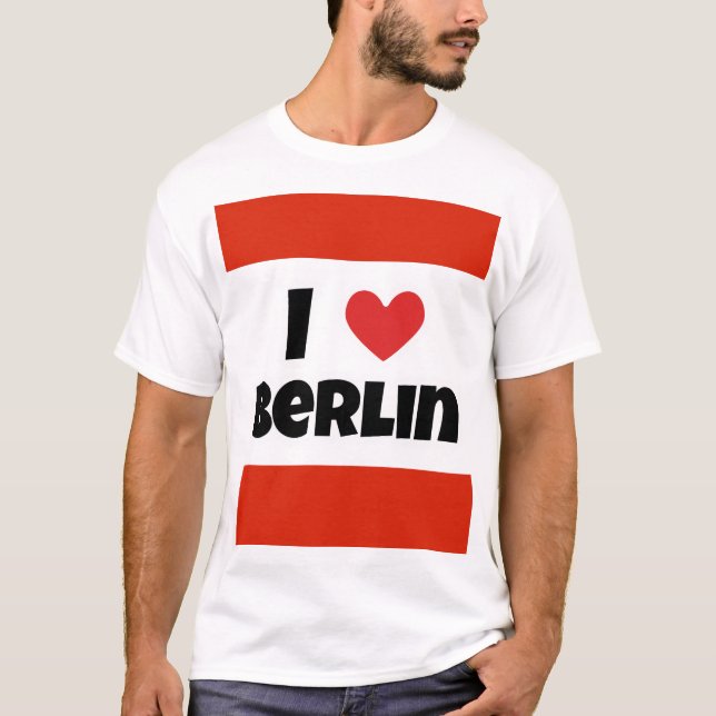 Camiseta Eu amo Berlim (Frente)