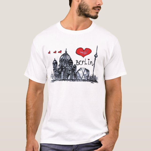 Camiseta Eu amo Berlim (Frente)