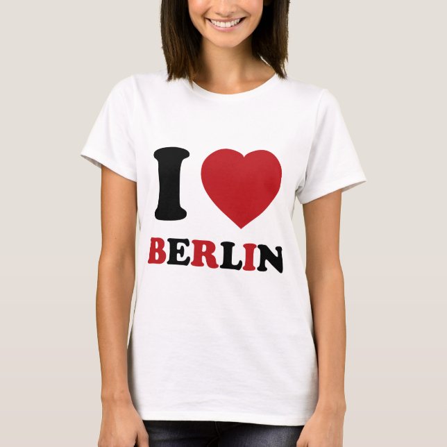 Camiseta Eu amo Berlim (Frente)