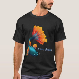Camiseta Eu amo bettas
