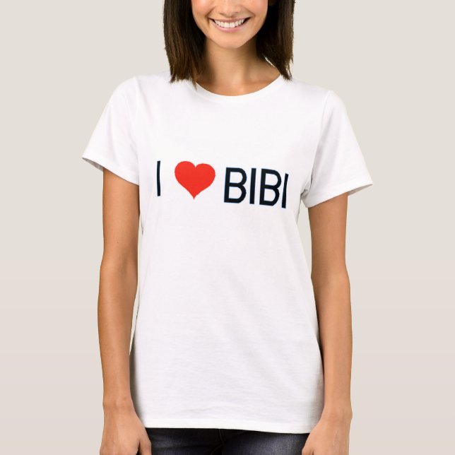 Camiseta Eu amo Bibi (Frente)