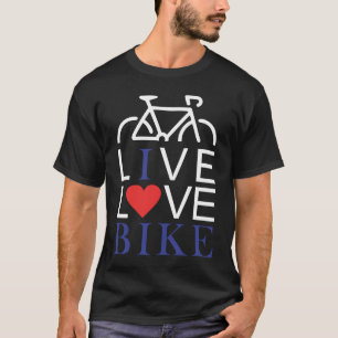 Camiseta Eu Amo Bike Live Love Bike