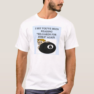 Camiseta eu amo bilhar