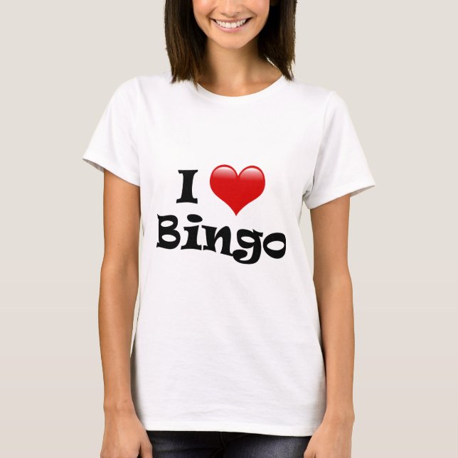 Camiseta Eu Amo Bingo (Frente)