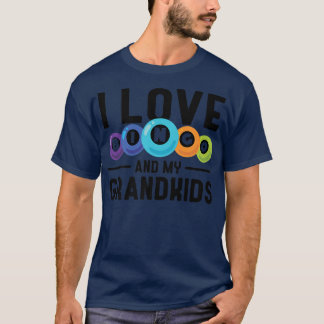 Camiseta Eu Amo Bingo E Meus AvósBingo Engraçado