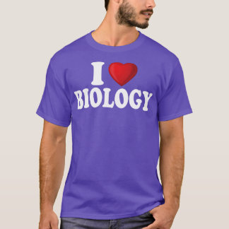 Camiseta Eu Amo Biologia