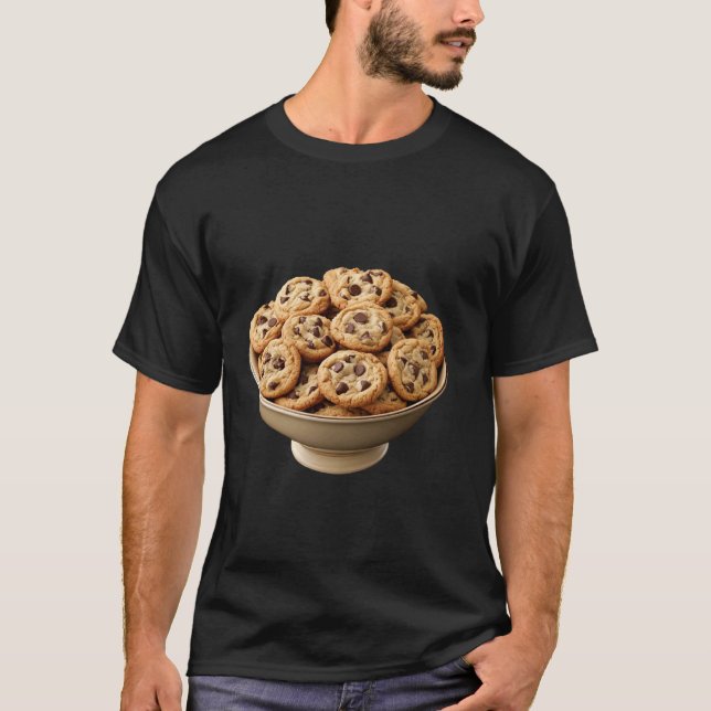 Camiseta Eu Amo Biscoito de Chocolate Chip (Frente)