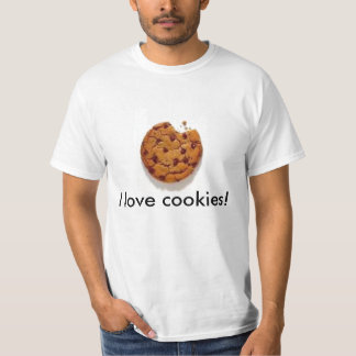 Camiseta Eu amo biscoitos!