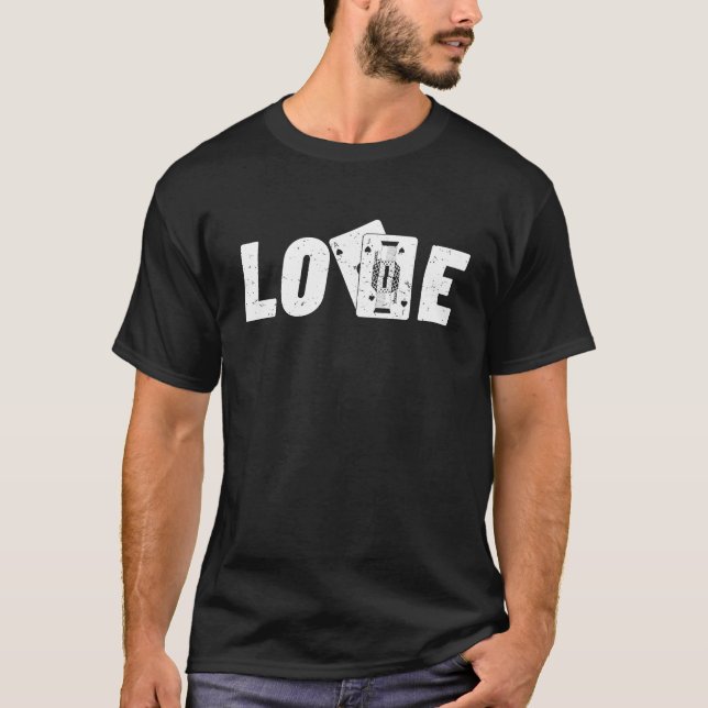 Camiseta Eu Amo Blackjack (Frente)