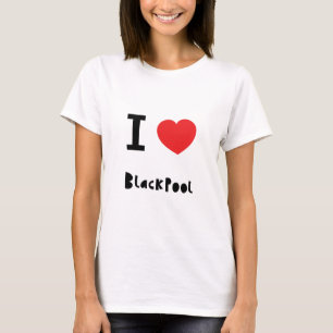 Camiseta Eu amo Blackpool