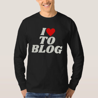 Camiseta Eu Amo Blogar Blogagem Blogueiro
