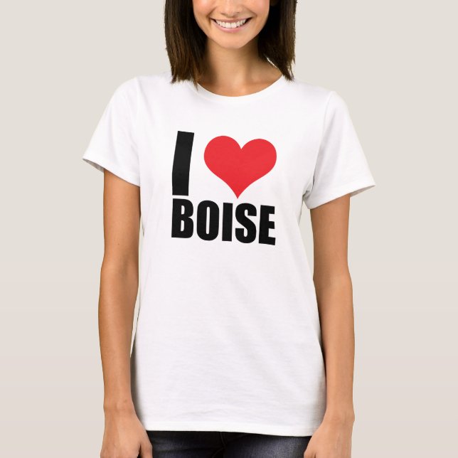 Camiseta Eu amo Boise (Frente)