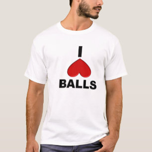 Camiseta Eu amo bolas