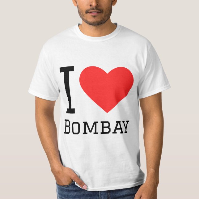 Camiseta Eu amo Bombay (Frente)