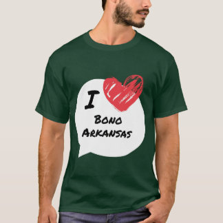 Camiseta Eu amo Bono Arkansas Oversize