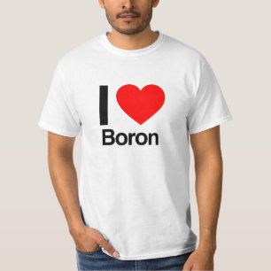 Camiseta eu amo boro