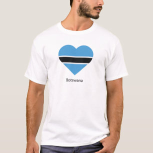 Camiseta Eu amo Botswana