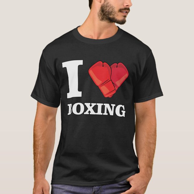 Camiseta Eu Amo Boxe (Frente)