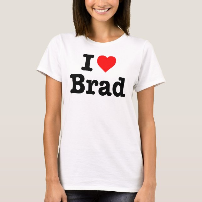 CAMISETA "EU AMO BRAD" (Frente)