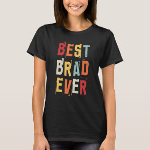 Camiseta Eu Amo Brad Retro Vintage Texto Nascimento Nomes M