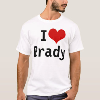 Camiseta Eu amo Brady