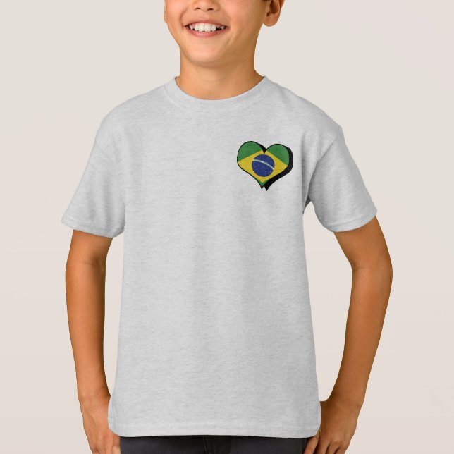Camiseta Eu Amo Brasil (Frente)