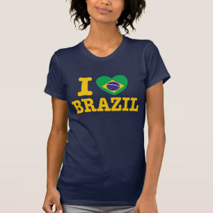Camiseta Eu amo Brasil