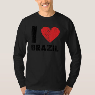 Camiseta Eu Amo Brasil Eu Adoro Brasil Viagens em Família B
