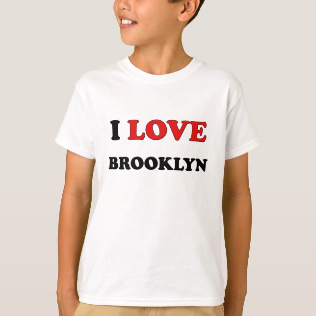 Camiseta Eu amo Brooklyn (Frente)