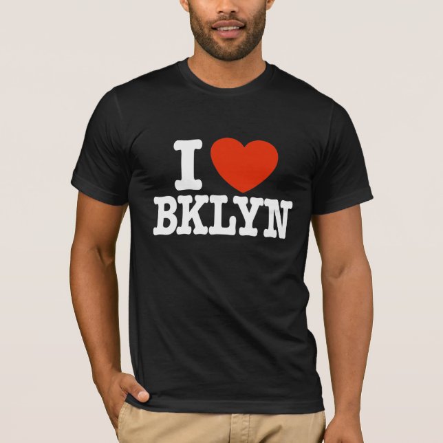 Camiseta Eu Amo Brooklyn (Frente)