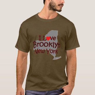 Camiseta Eu amo Brooklyn New York