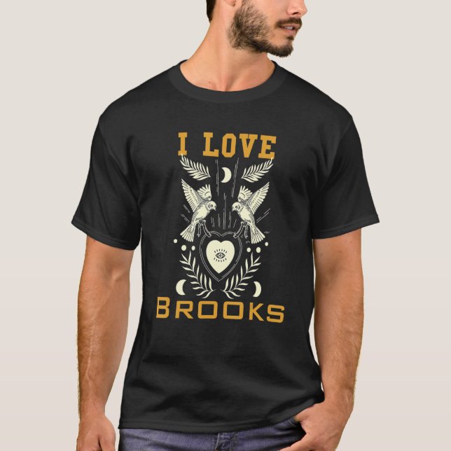 Camiseta Eu amo Brooks (Frente)