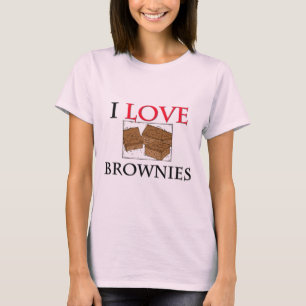 Camiseta Eu amo brownies