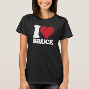 Camiseta Eu Amo Bruce - Eu Coração Bruce