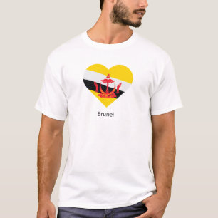Camiseta Eu amo Brunei