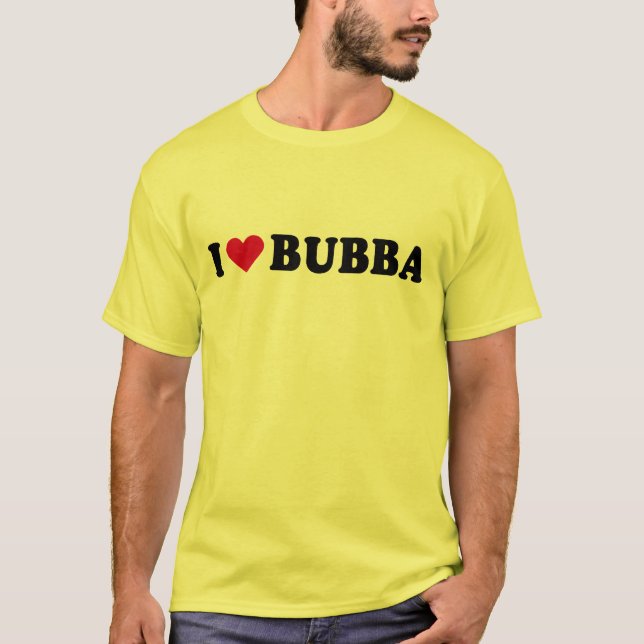 CAMISETA EU AMO BUBBA (Frente)