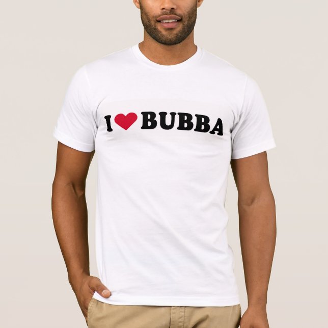 CAMISETA EU AMO BUBBA (Frente)