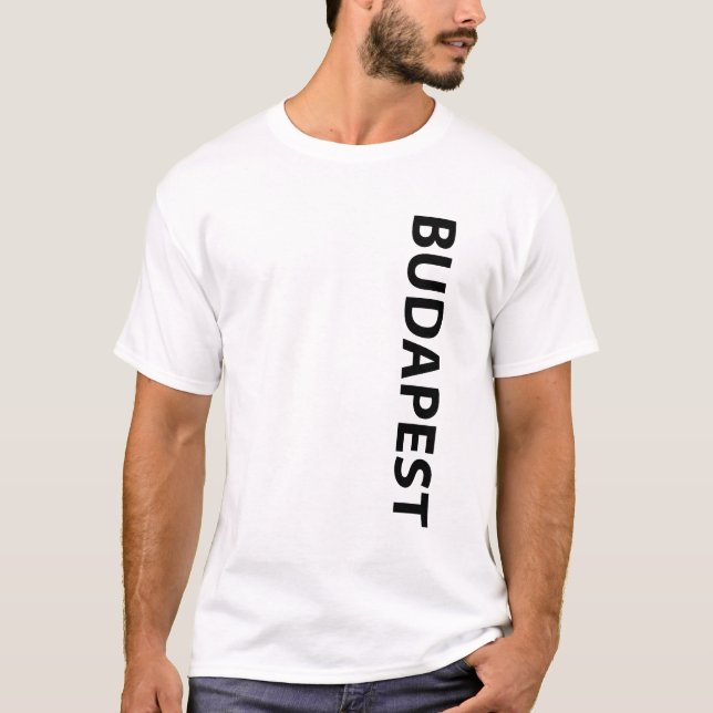 Camiseta Eu amo Budapest (Frente)
