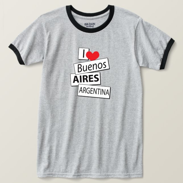 Camiseta Eu Amo Buenos Aires Zazzle Brasil