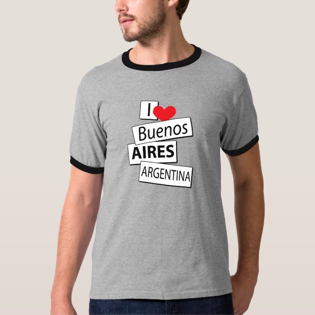 Camiseta Eu Amo Buenos Aires (Frente)