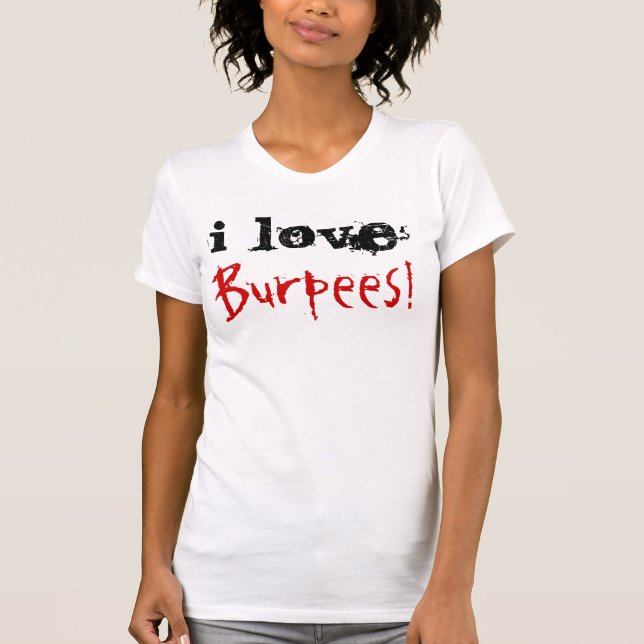 Camiseta Eu amo Burpees (Frente)