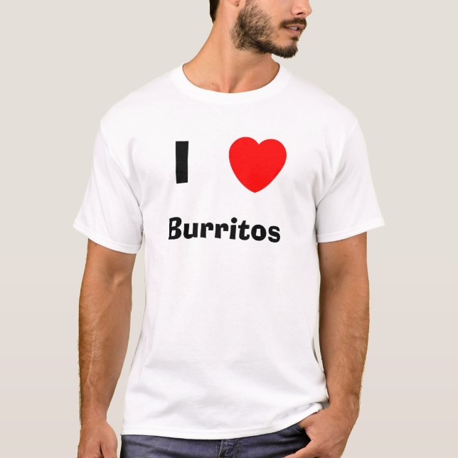 Camiseta Eu amo Burritos (Frente)