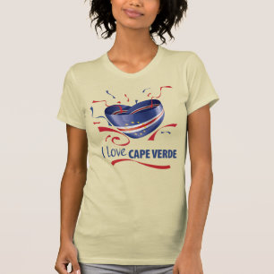 Camiseta Eu amo Cabo Verde