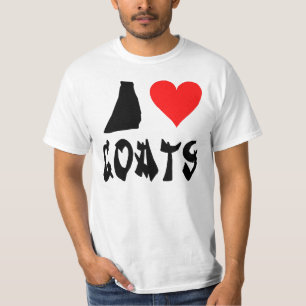 Camiseta Eu amo cabras