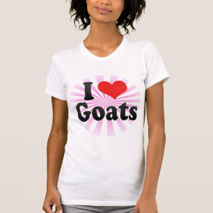 Camiseta Eu amo cabras